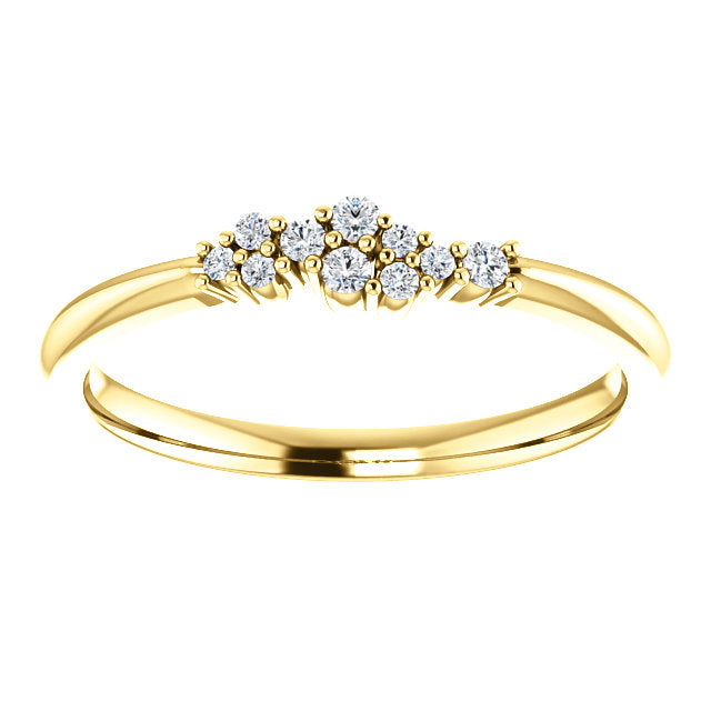 Cluster diamond Ring