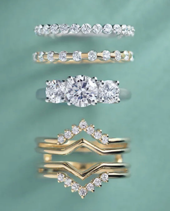 Decorative Natural Diamond Bands
