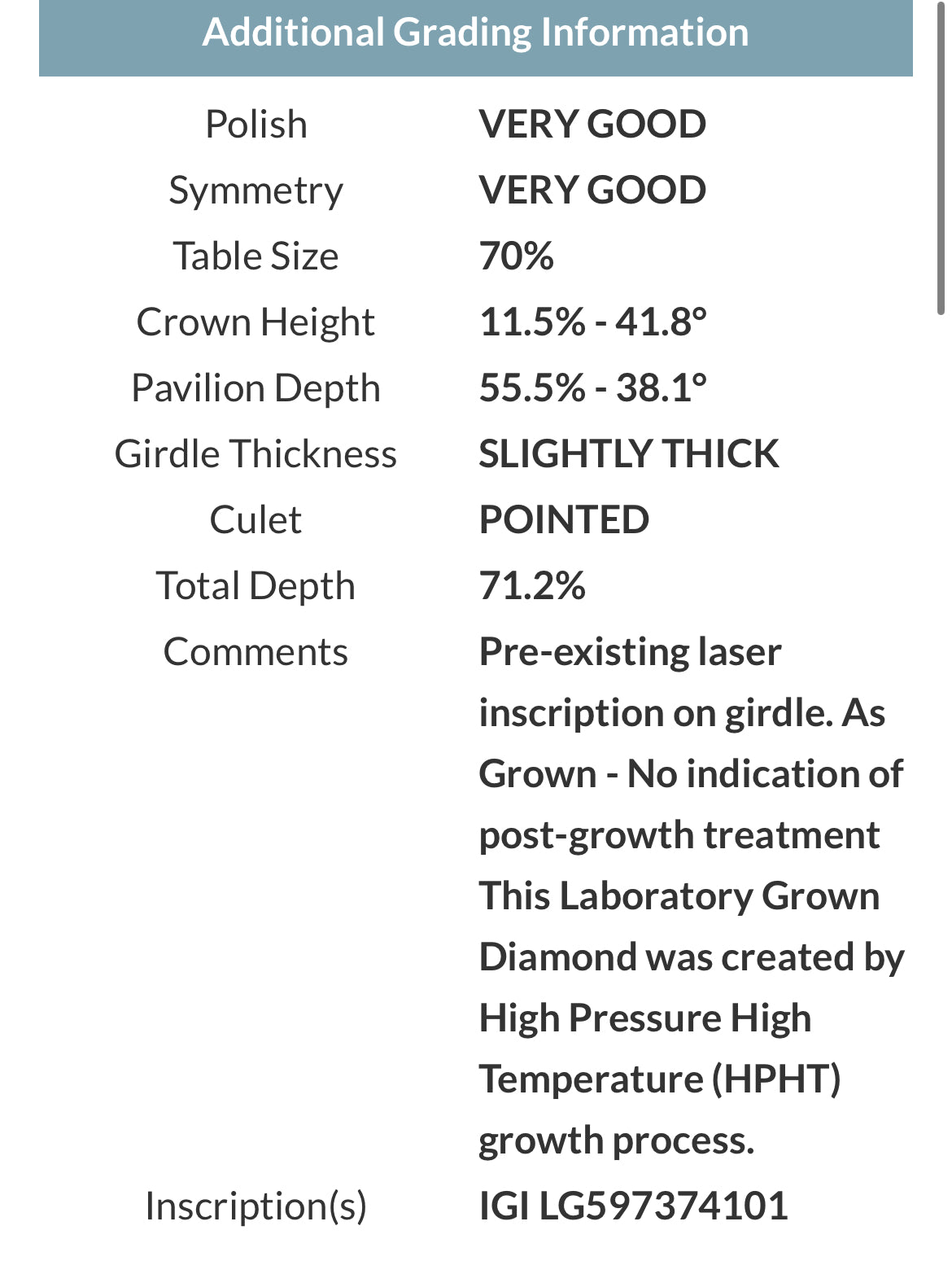 1.06 Lab Grown Princess Cut Diamond , Color D , Clarity VVS2 - GCAL  LG597374101