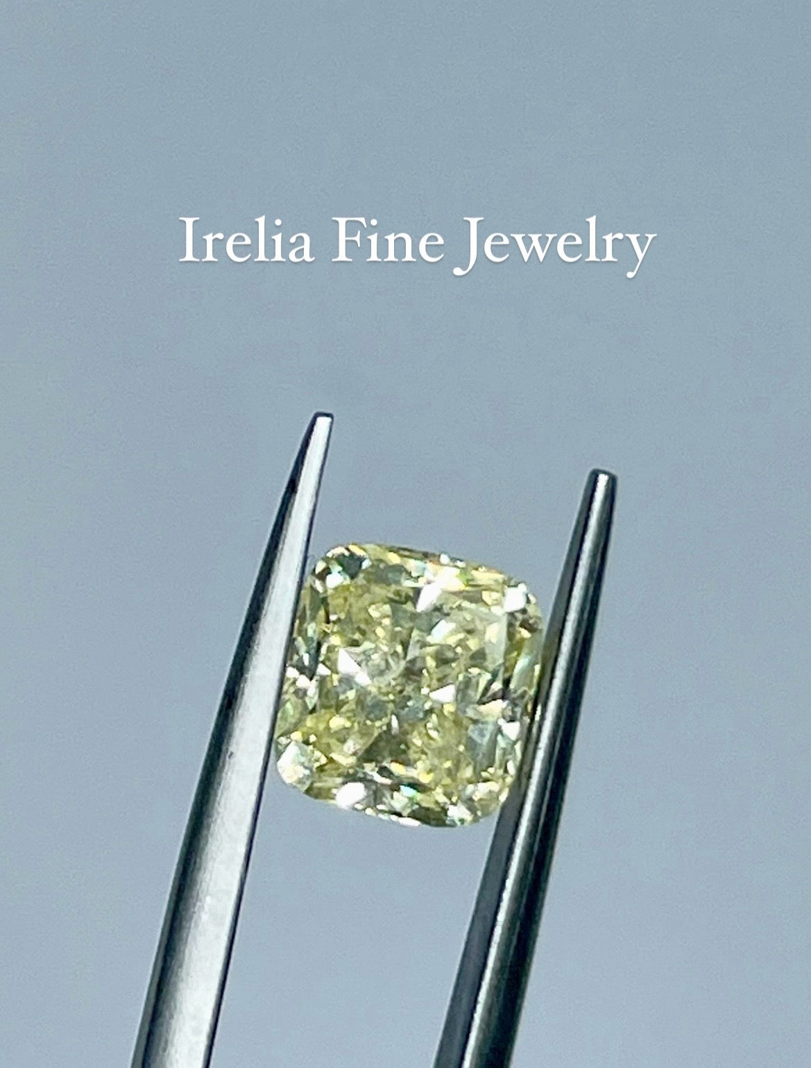 2.02 Carat Cushion Cut Diamond Color Fancy Intense Yellow , GIA Certified 5221382426 Total PRICE $16600.00 / DEPOSITED NEEDED