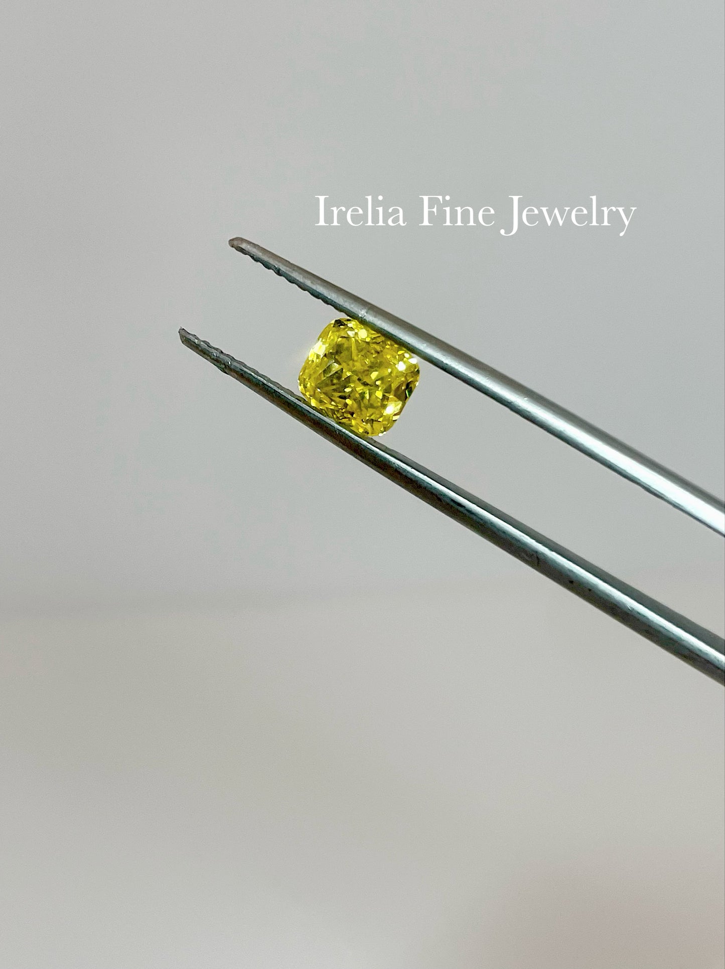 1.32 Carat Cushion Cut Artificially Irradiated Fancy Yellow, GIA CERTIFICATE 1166912926
