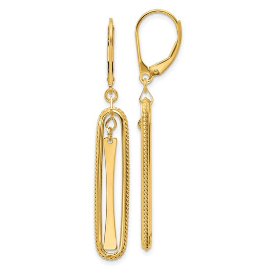 14k Gold Dangle Earrings
