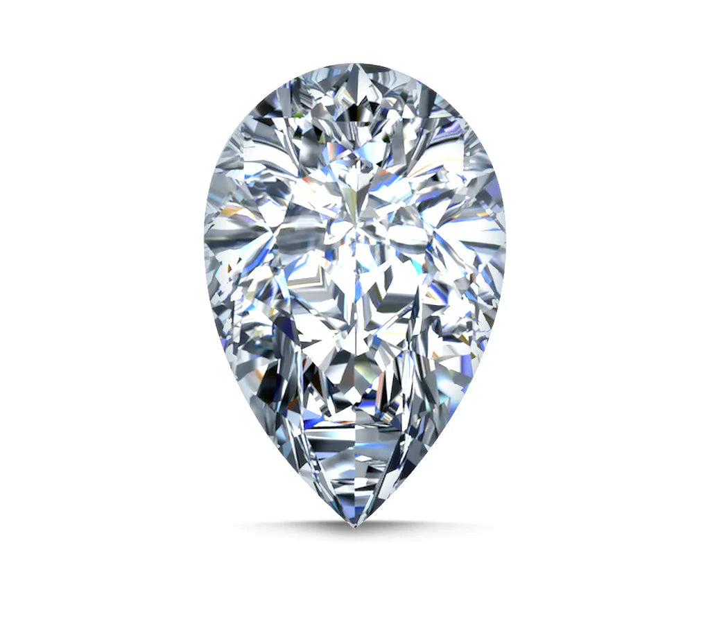 PEAR 2.70 Lab Grown Diamond , Color G , Clarity VVS2, IGI Certificate LG330041526