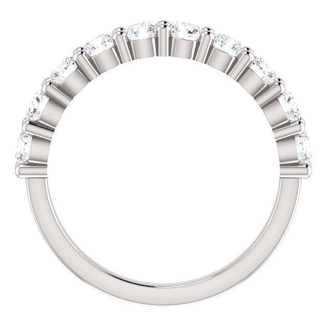 platinum 3 mm Round Anniversary Band