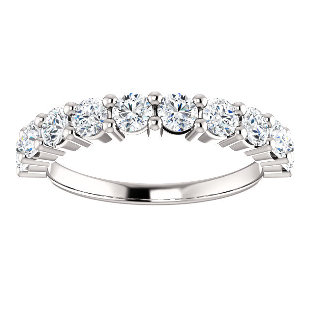 platinum 3 mm Round Anniversary Band