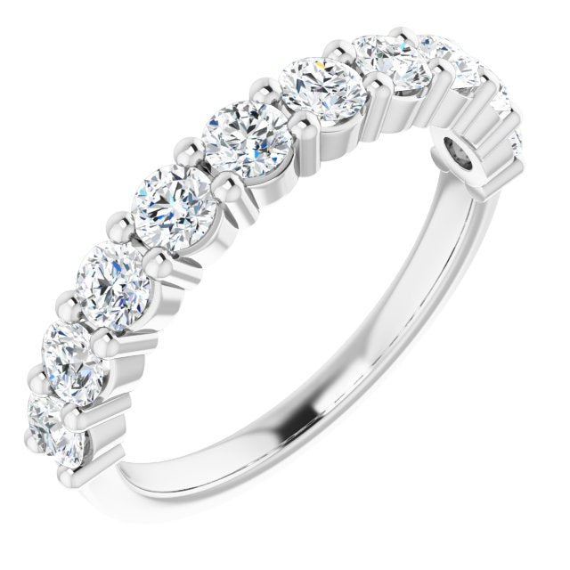 platinum 3 mm Round Anniversary Band