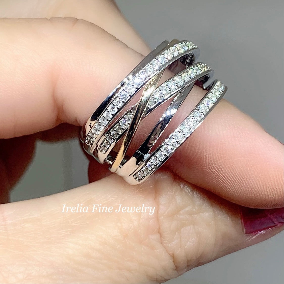 14K White/Yellow 1/2 CTW Diamond Ring, Size 7