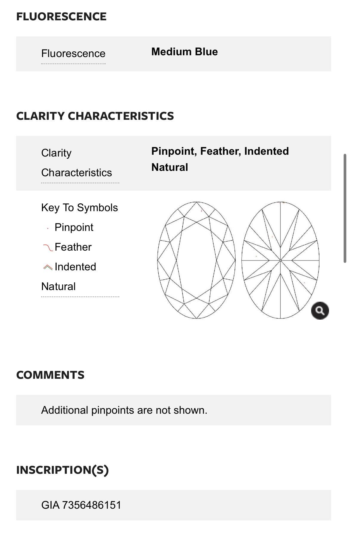 1.03 Carat Oval Cut Diamond F, VVS1 , GIA CERTIFICATE  7356486151  //