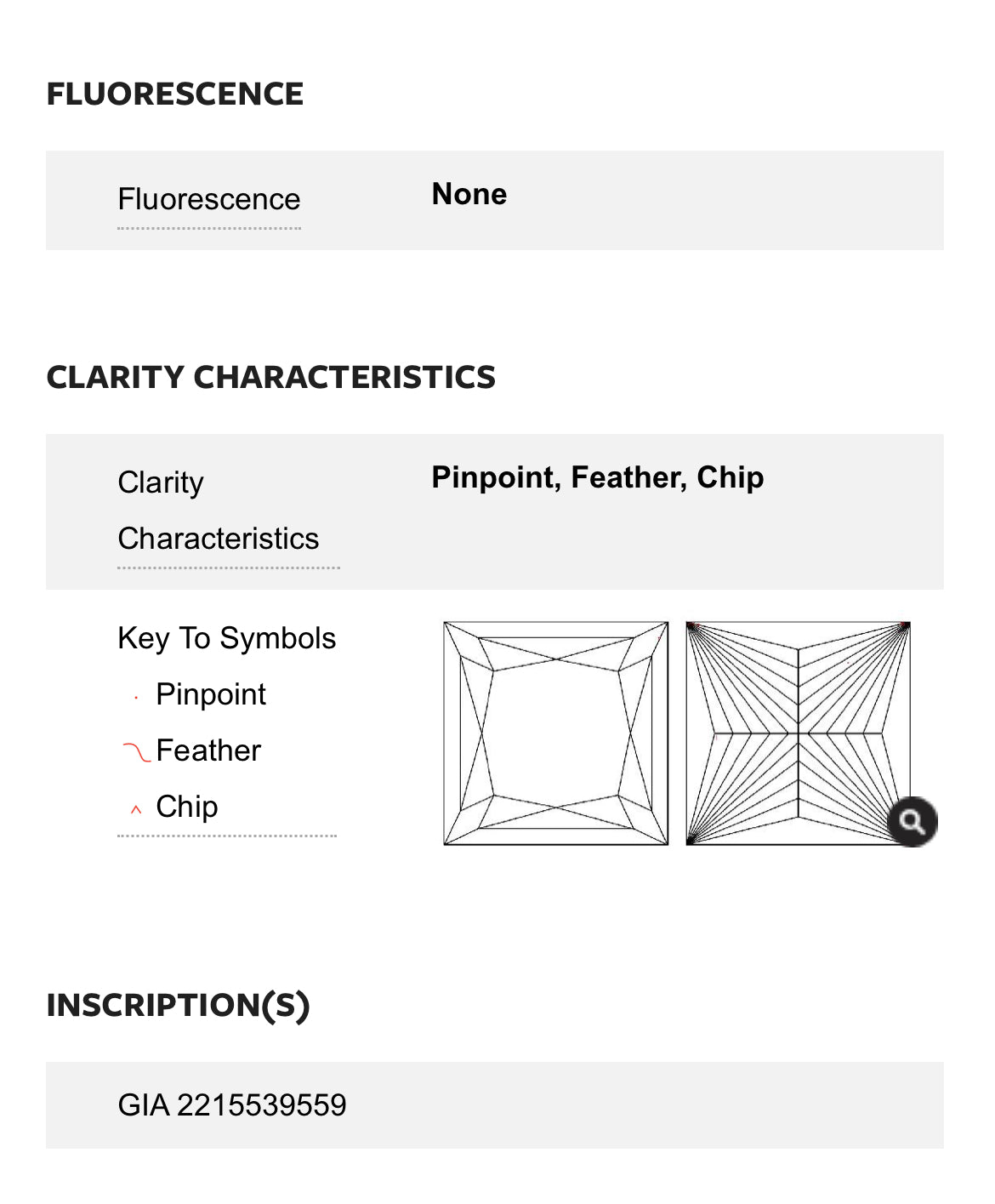 1.00 Carat Princess Cut Diamond H , VVS1 , GIA Certified 221559559