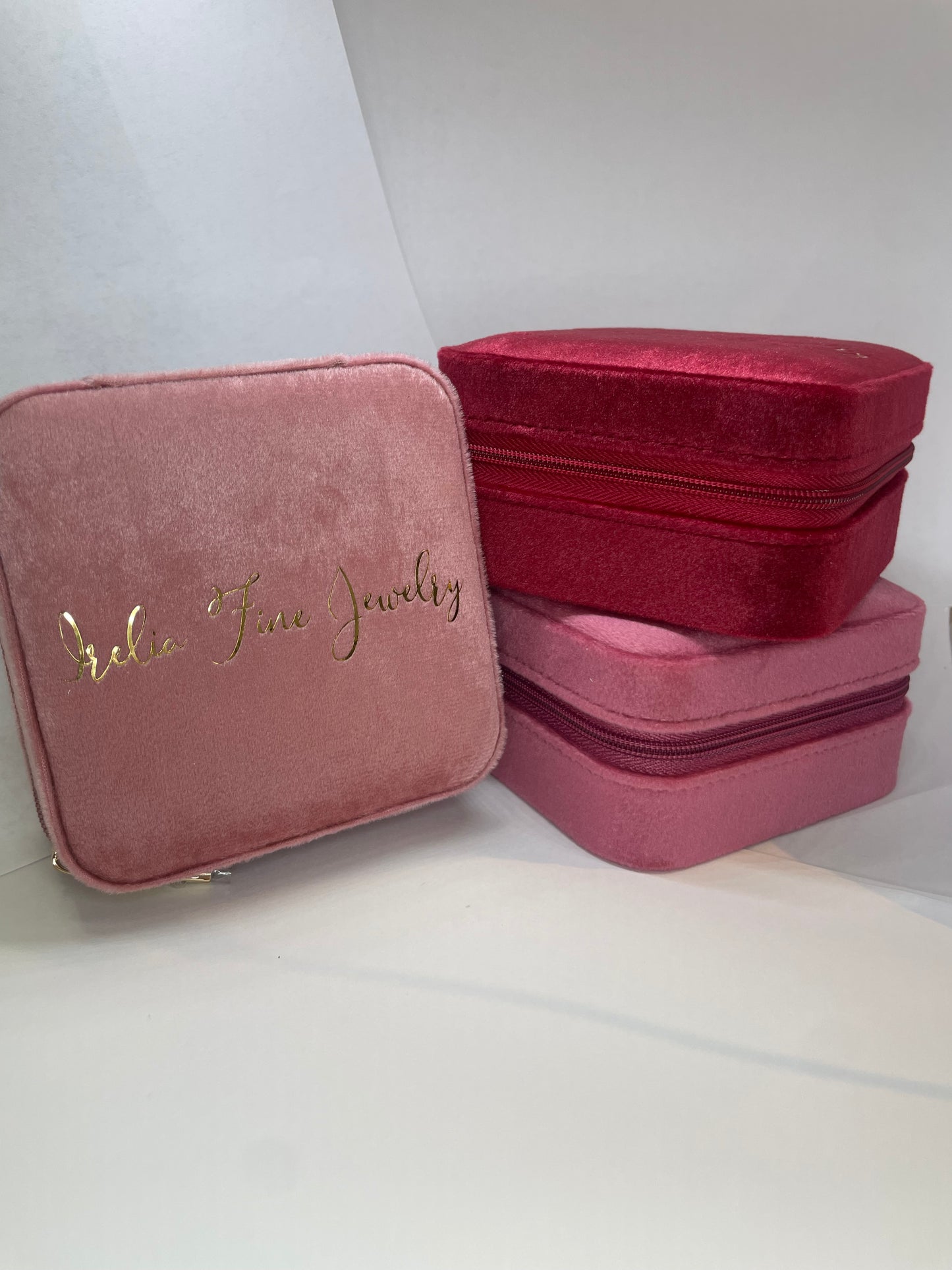 Square Velvet Jewelry Box
