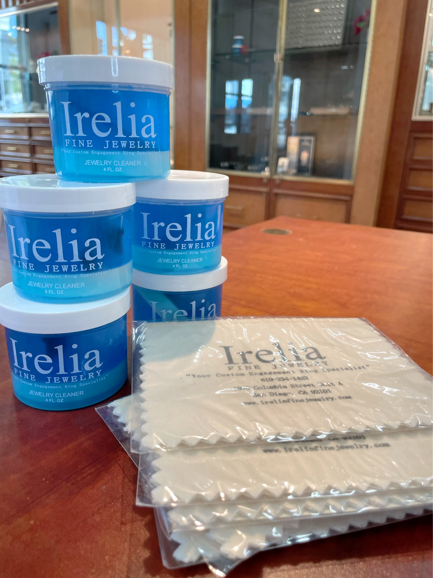 Irelia Fine Jewelry Cleaning kit / Liquid Cleaner and Cloth